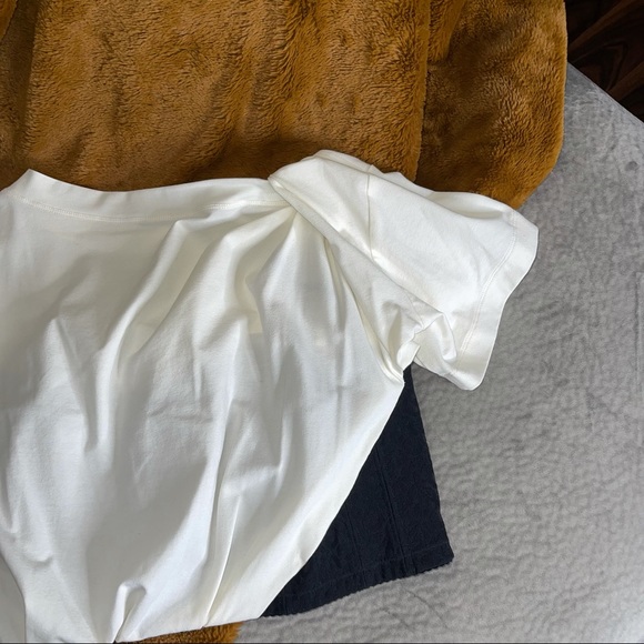 Alexander Wang Draped T-Shirt with Bustier - Picture 9 of 13